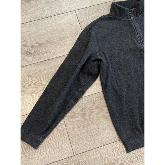 Linksoul Men's 1/4 Zip Long Sleeve Golf Pullover Tempus Fugit Gray Large Casual - Picture 2 of 8